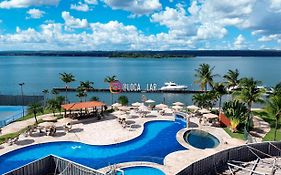 Flat 430 lindo com vista para o lago